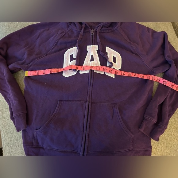 GAP Purple Zip-Up Hoodie Jacket - Picture 3 of 5